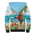Aloha Hawaii Christmas Sherpa Hoodie It's 5 o'clock Somewhere - Wonder Print Shop