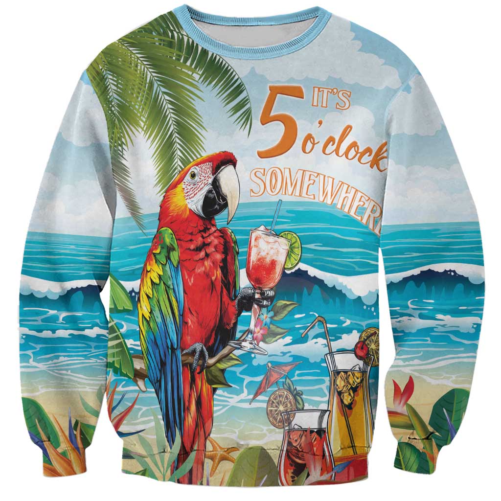 Aloha Hawaii Christmas Sweatshirt It's 5 o'clock Somewhere - Wonder Print Shop