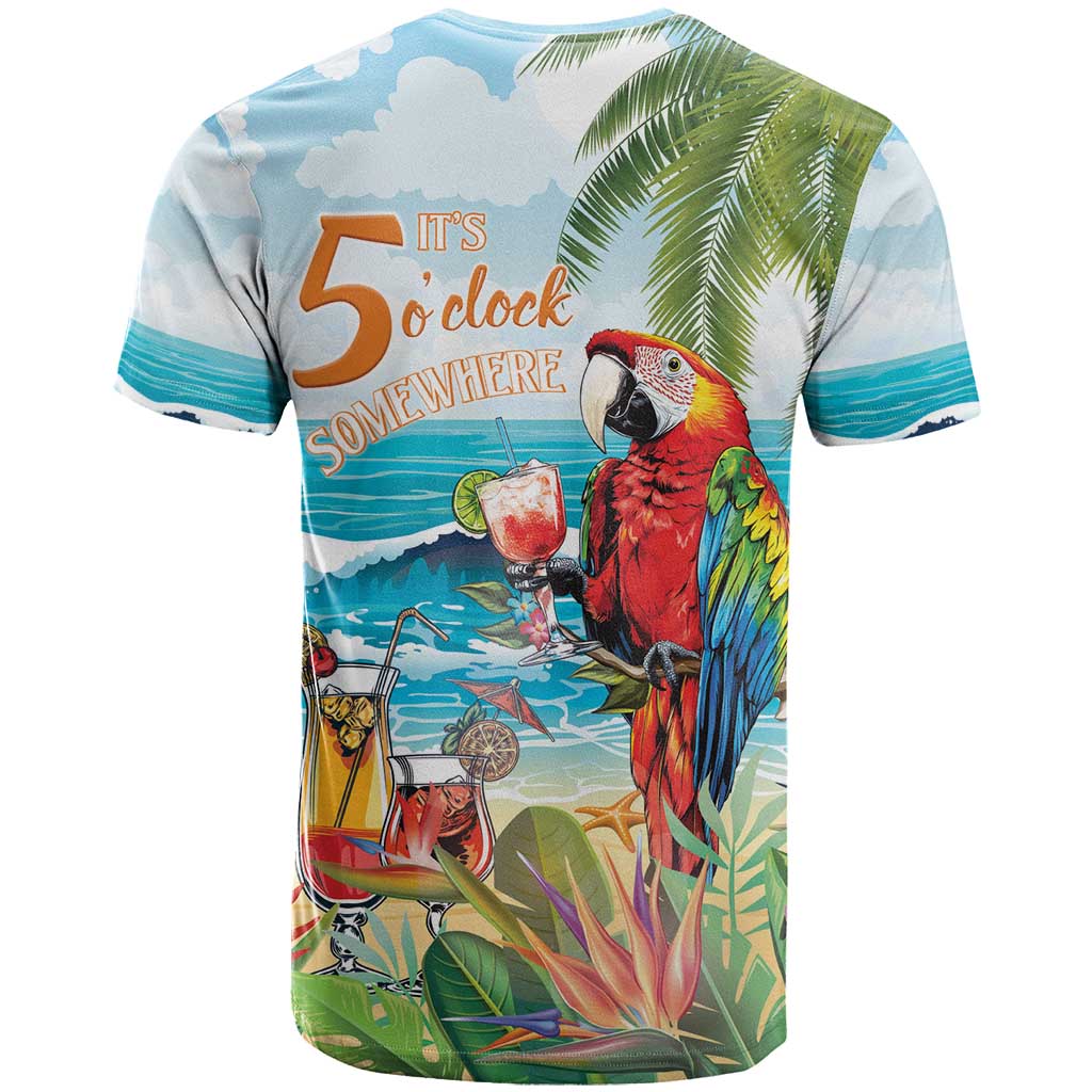 Aloha Hawaii Christmas T Shirt It's 5 o'clock Somewhere - Wonder Print Shop