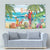 Aloha Hawaii Christmas Tapestry It's 5 o'clock Somewhere - Wonder Print Shop