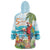 Aloha Hawaii Christmas Wearable Blanket Hoodie It's 5 o'clock Somewhere - Wonder Print Shop