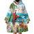 Aloha Hawaii Christmas Wearable Blanket Hoodie It's 5 o'clock Somewhere - Wonder Print Shop