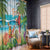 Aloha Hawaii Christmas Window Curtain It's 5 o'clock Somewhere - Wonder Print Shop