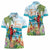 Aloha Hawaii Christmas Women Polo Shirt It's 5 o'clock Somewhere - Wonder Print Shop