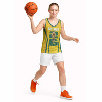 Australia Socceroos Custom Basketball Jersey 2026 Forever Golden - Wonder Print Shop