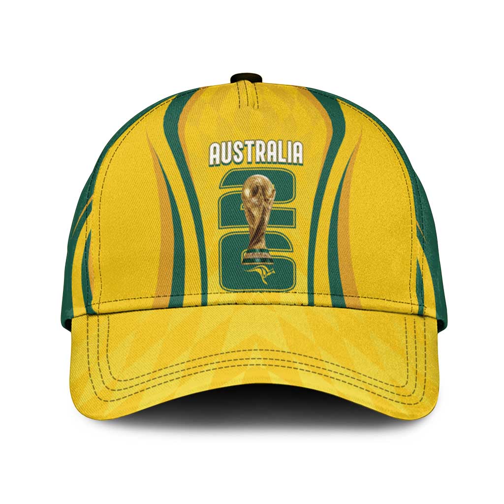 Australia Socceroos Custom Classic Cap 2026 Forever Golden - Wonder Print Shop