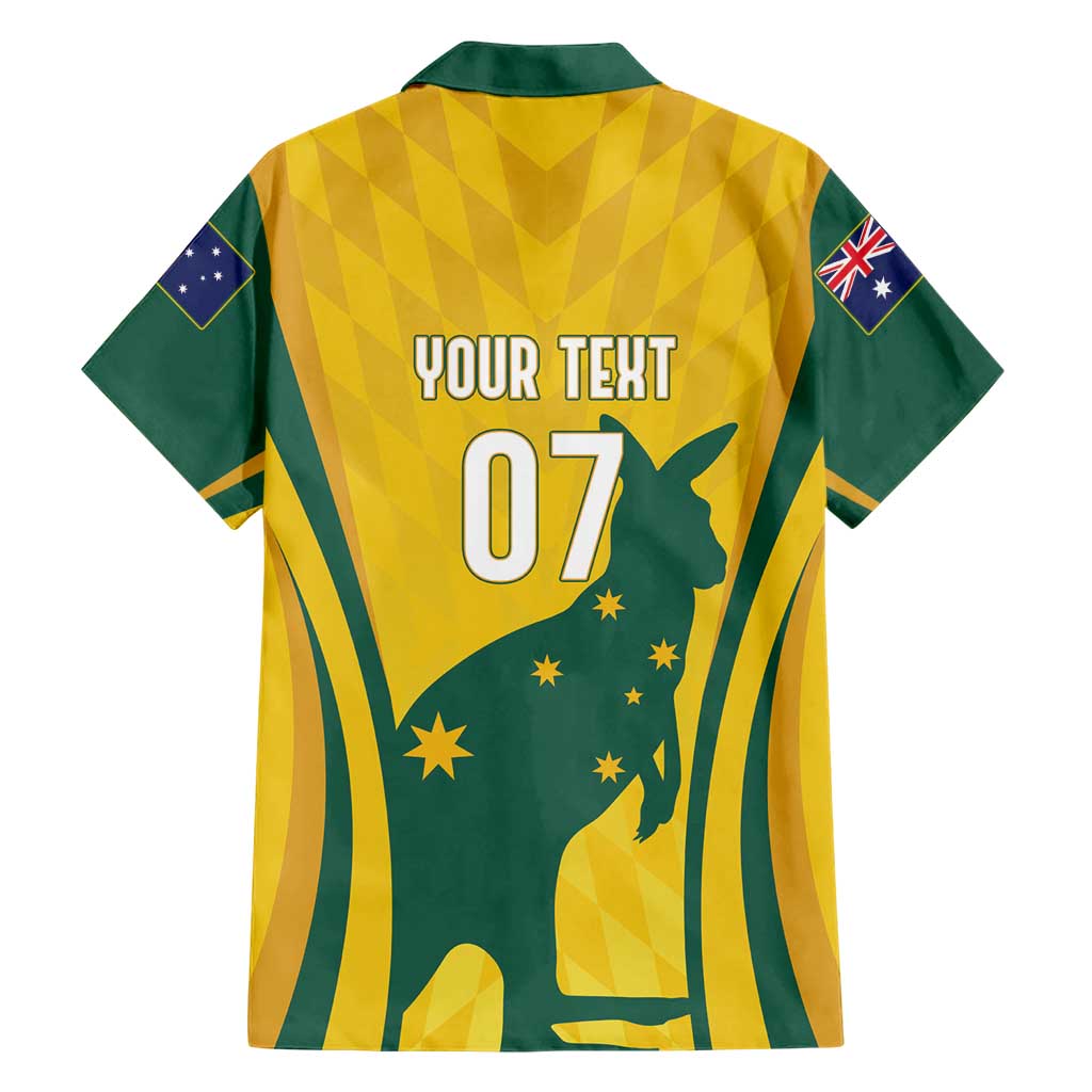 Australia Socceroos Custom Hawaiian Shirt 2026 Forever Golden - Wonder Print Shop