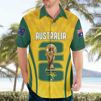 Australia Socceroos Custom Hawaiian Shirt 2026 Forever Golden - Wonder Print Shop