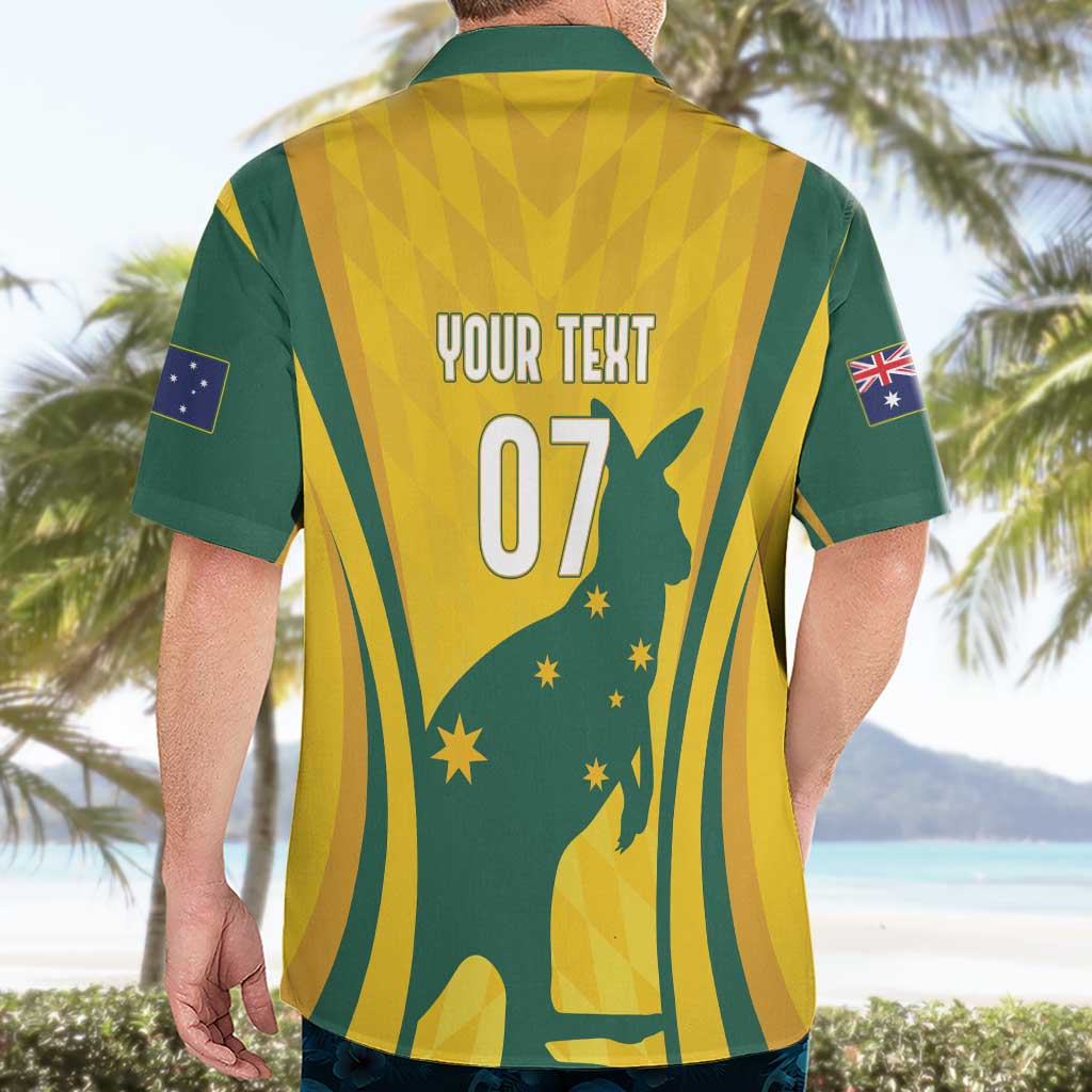 Australia Socceroos Custom Hawaiian Shirt 2026 Forever Golden - Wonder Print Shop
