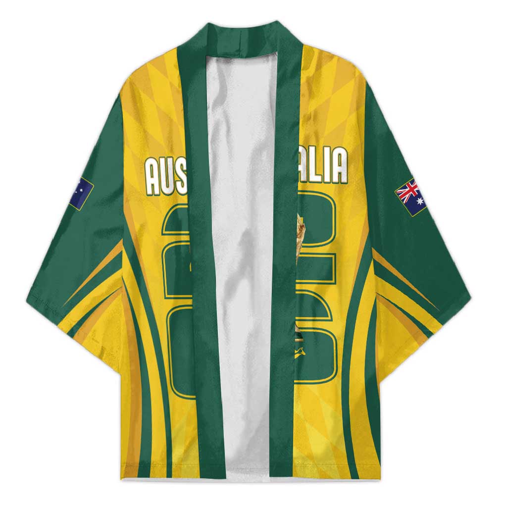 Australia Socceroos Custom Kimono 2026 Forever Golden - Wonder Print Shop