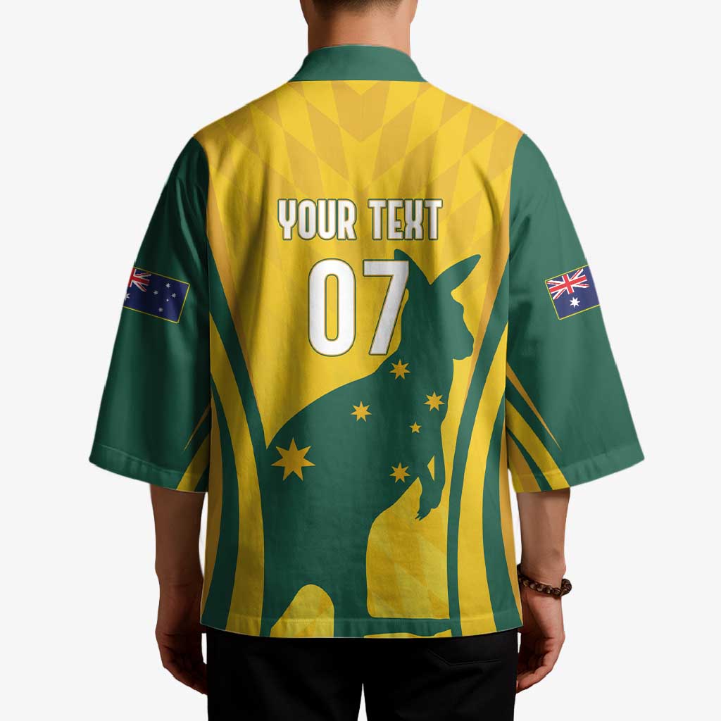 Australia Socceroos Custom Kimono 2026 Forever Golden - Wonder Print Shop