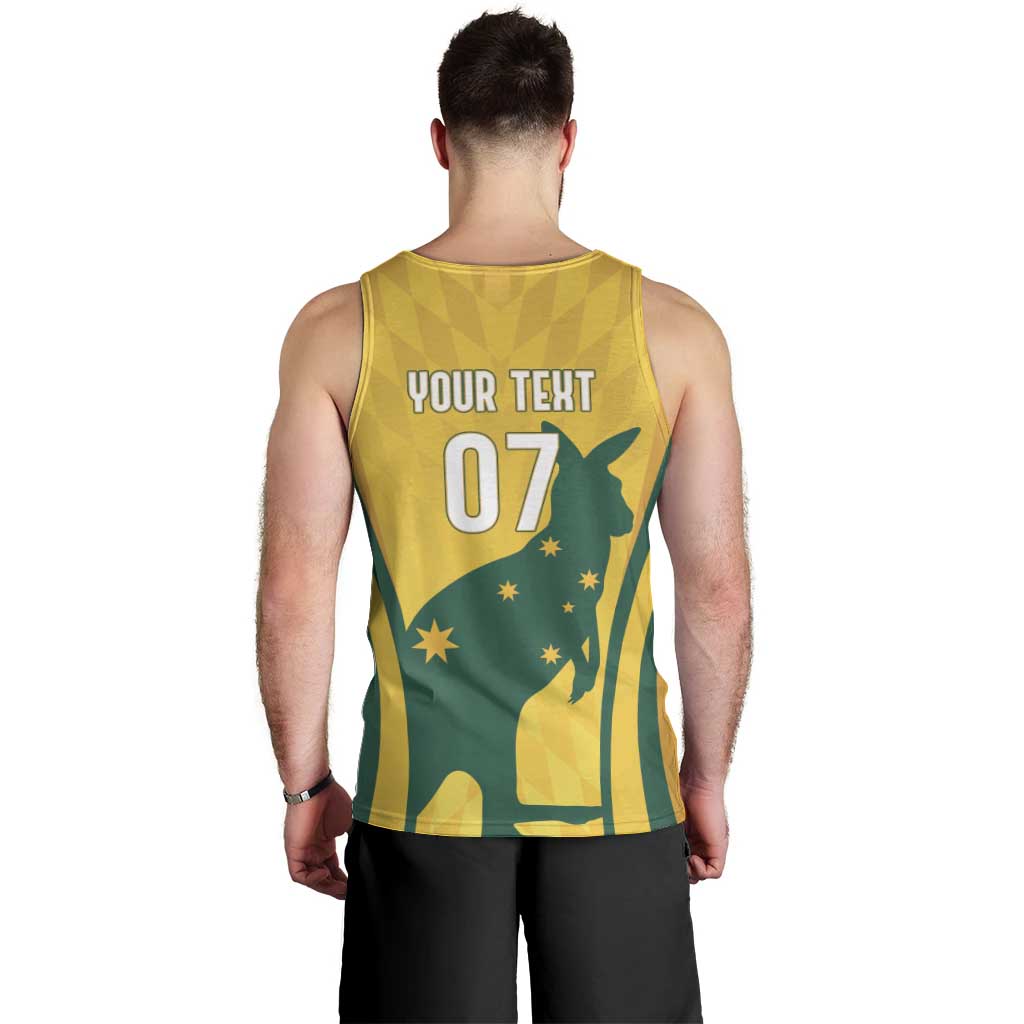 Australia Socceroos Custom Men Tank Top 2026 Forever Golden - Wonder Print Shop