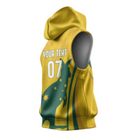 Australia Socceroos Custom Sleeveless Hoodie 2026 Forever Golden - Wonder Print Shop