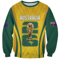 Australia Socceroos Custom Sweatshirt 2026 Forever Golden - Wonder Print Shop
