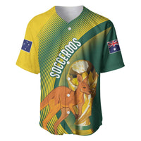 Australia Socceroos WC2026 Custom Baseball Jersey Golden Champions - Wonder Print Shop