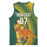 Australia Socceroos WC2026 Custom Basketball Jersey Golden Champions - Wonder Print Shop
