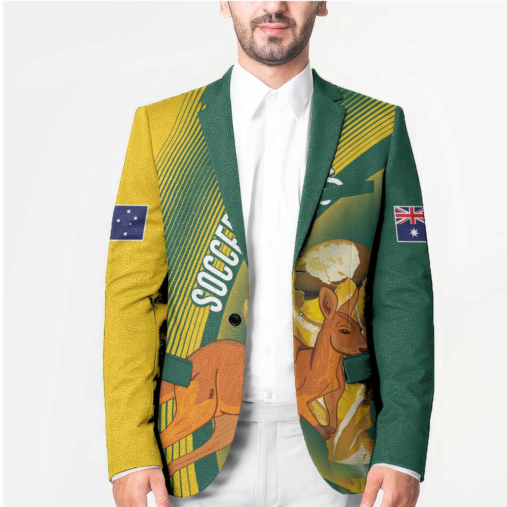 Australia Socceroos WC2026 Custom Blazer Golden Champions - Wonder Print Shop