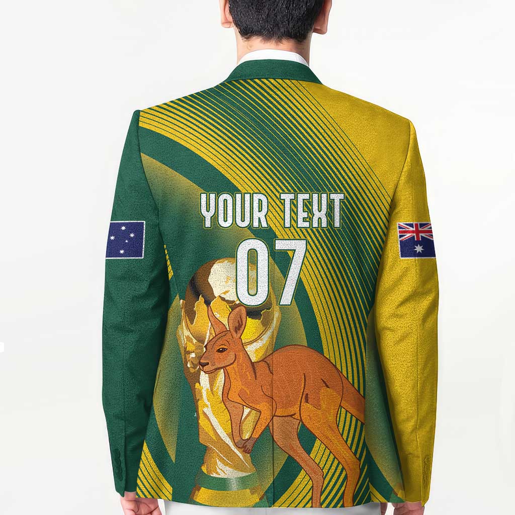 Australia Socceroos WC2026 Custom Blazer Golden Champions - Wonder Print Shop