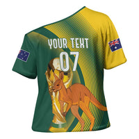 Australia Socceroos WC2026 Custom Cross Shoulder Shirt Golden Champions - Wonder Print Shop