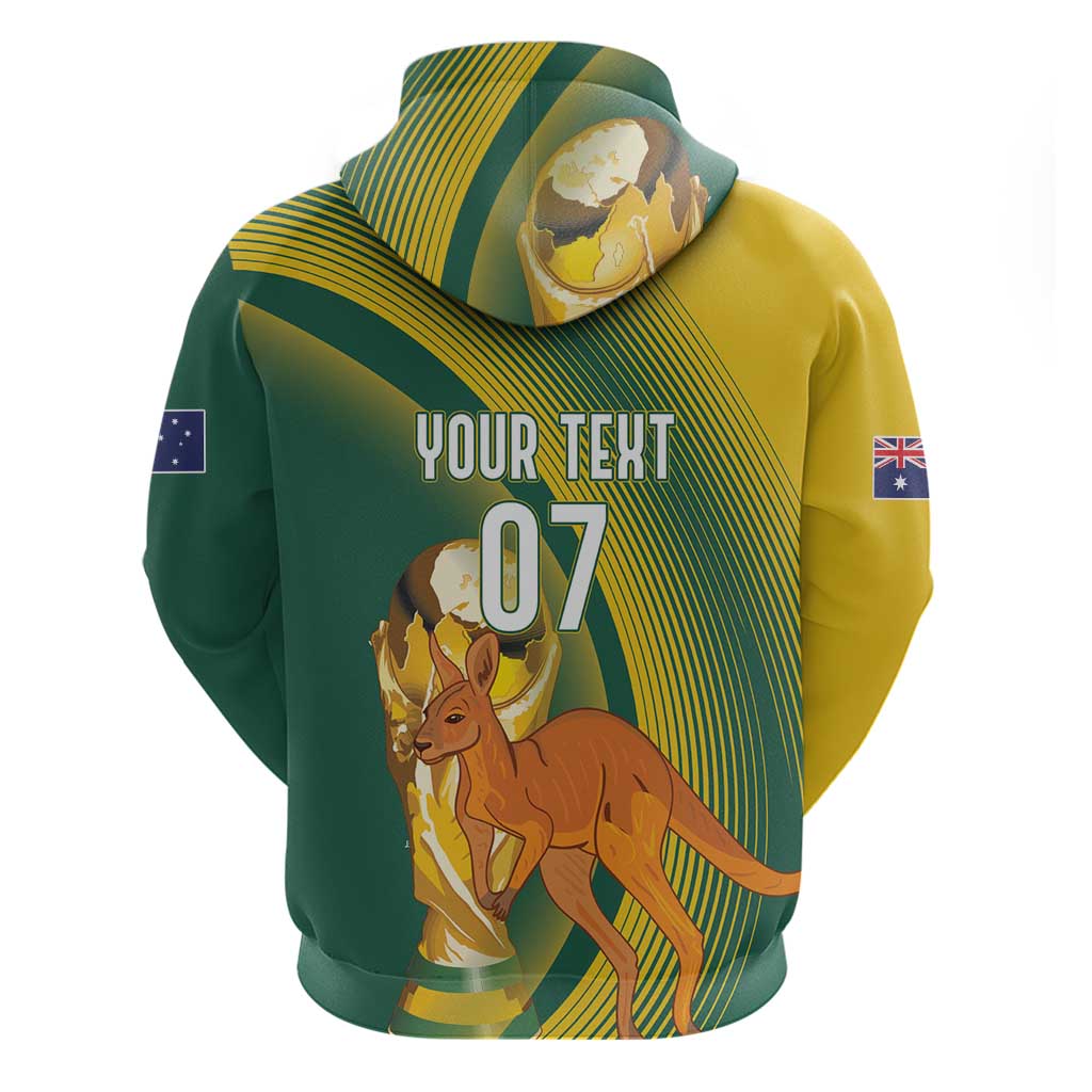 Australia Socceroos WC2026 Custom Hoodie Golden Champions - Wonder Print Shop