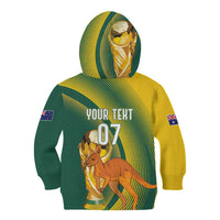 Australia Socceroos WC2026 Custom Kid Hoodie Golden Champions - Wonder Print Shop