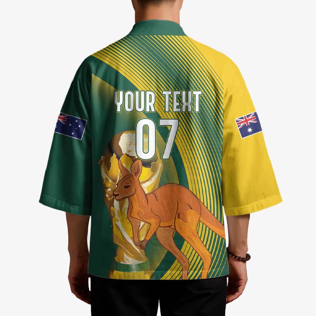 Australia Socceroos WC2026 Custom Kimono Golden Champions - Wonder Print Shop