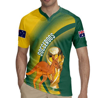 Australia Socceroos WC2026 Custom Rugby Jersey Golden Champions - Wonder Print Shop