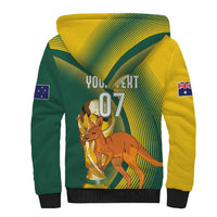 Australia Socceroos WC2026 Custom Sherpa Hoodie Golden Champions - Wonder Print Shop