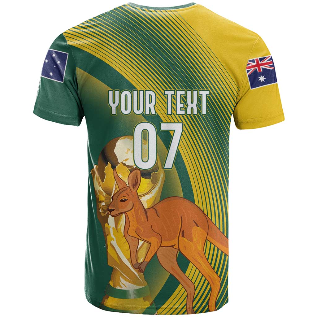 Australia Socceroos WC2026 Custom T Shirt Golden Champions - Wonder Print Shop