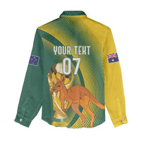 Australia Socceroos WC2026 Custom Women Casual Shirt Golden Champions - Wonder Print Shop
