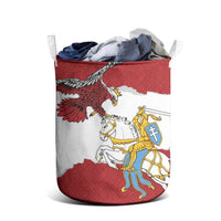 Poland-Lithuania Folk Patterns Laundry Basket