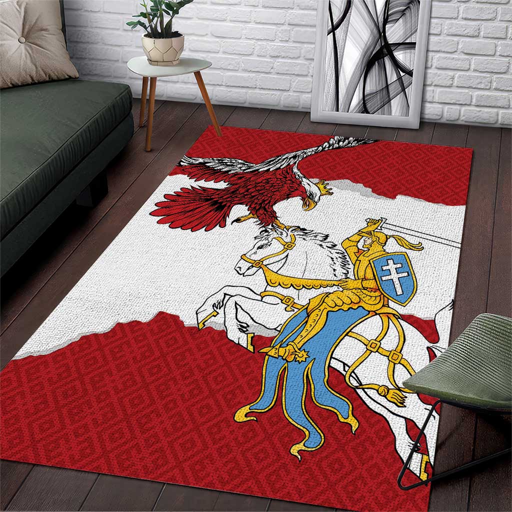 Poland-Lithuania Folk Patterns Area Rug