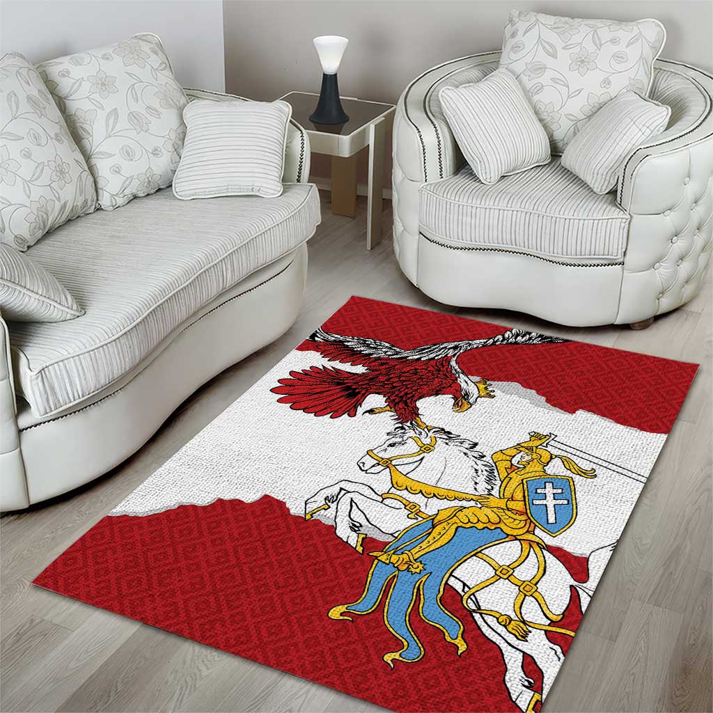 Poland-Lithuania Folk Patterns Area Rug