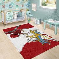 Poland-Lithuania Folk Patterns Area Rug