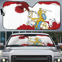 Poland-Lithuania Folk Patterns Auto Sun Shade