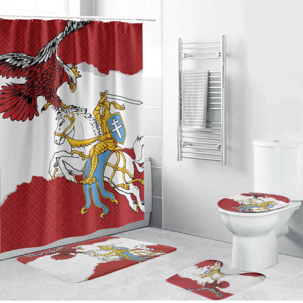 Poland-Lithuania Folk Patterns Bathroom Set
