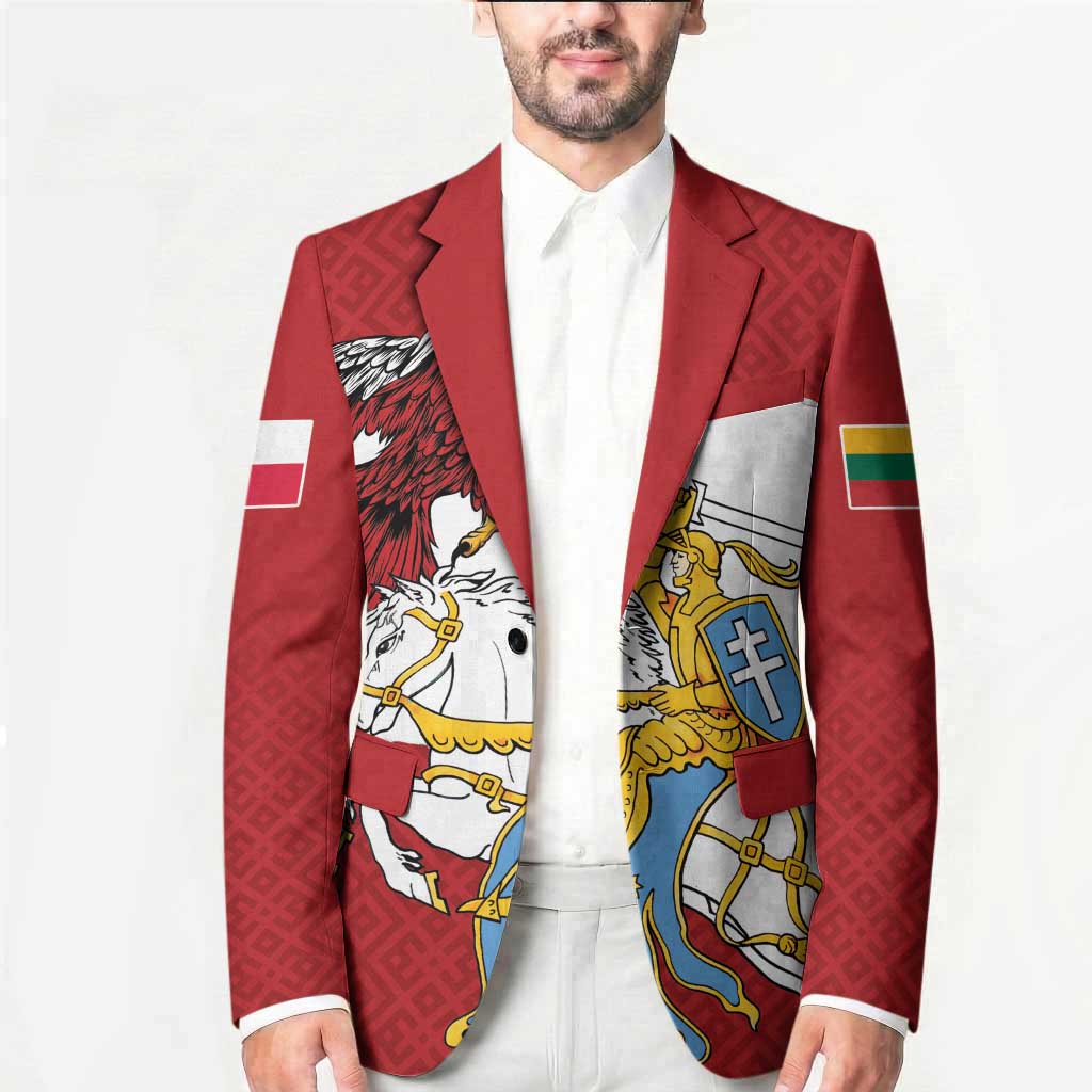 Poland-Lithuania Folk Patterns Blazer