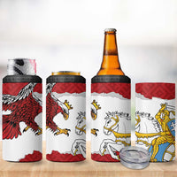 Poland-Lithuania Folk Patterns 4 in 1 Can Cooler Tumbler