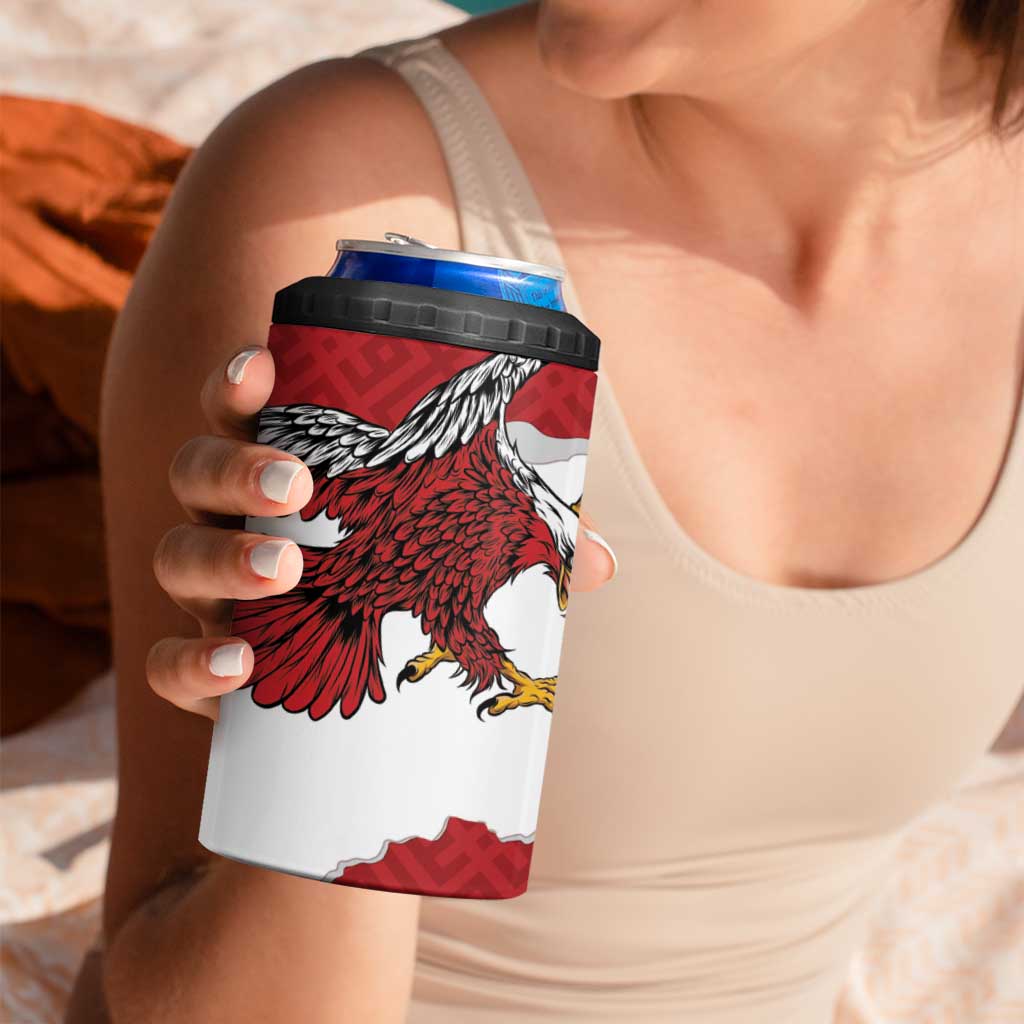 Poland-Lithuania Folk Patterns 4 in 1 Can Cooler Tumbler