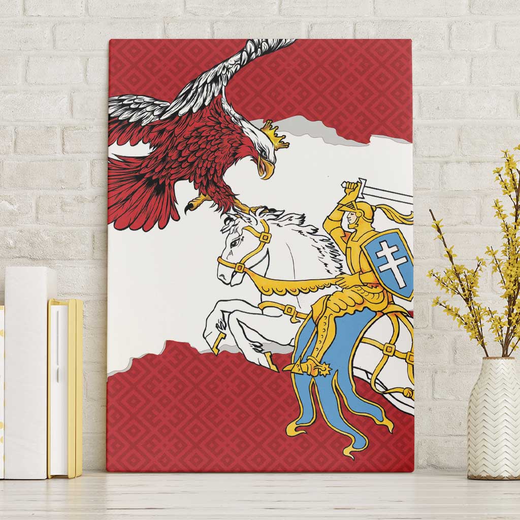 Poland-Lithuania Folk Patterns Canvas Wall Art