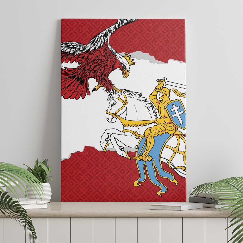 Poland-Lithuania Folk Patterns Canvas Wall Art