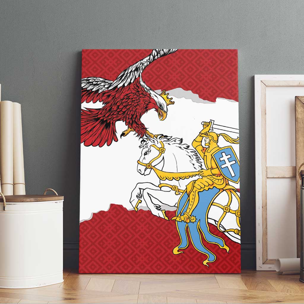 Poland-Lithuania Folk Patterns Canvas Wall Art