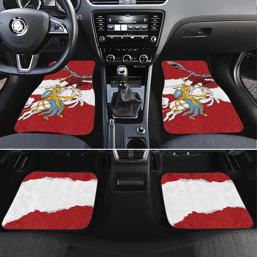 Poland-Lithuania Folk Patterns Car Mats