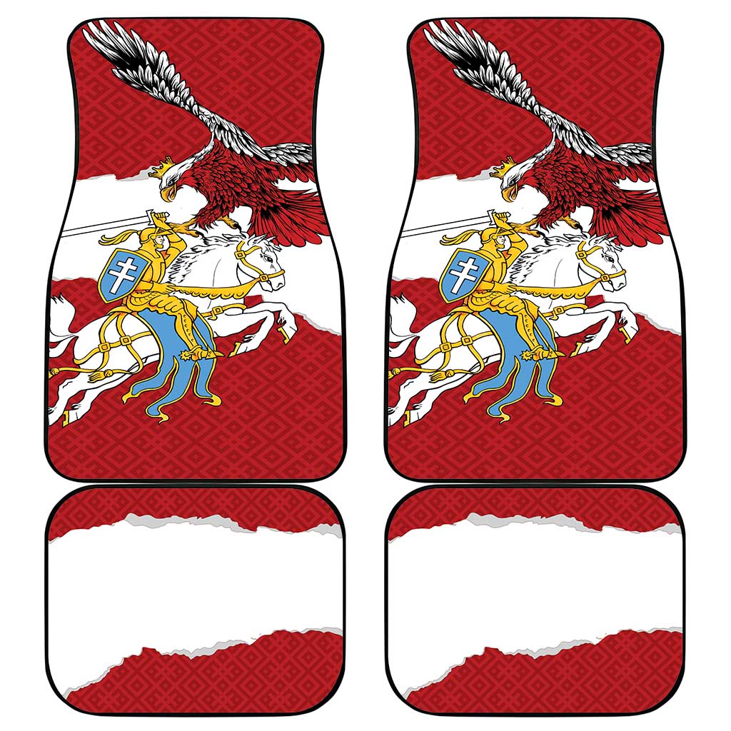 Poland-Lithuania Folk Patterns Car Mats