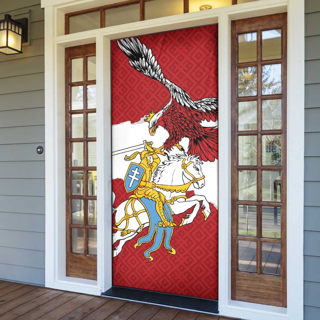 Poland-Lithuania Folk Patterns Door Cover