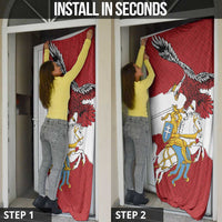 Poland-Lithuania Folk Patterns Door Cover