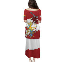 Poland-Lithuania Folk Patterns Family Matching Puletasi and Hawaiian Shirt