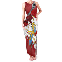 Poland-Lithuania Folk Patterns Family Matching Tank Maxi Dress and Hawaiian Shirt