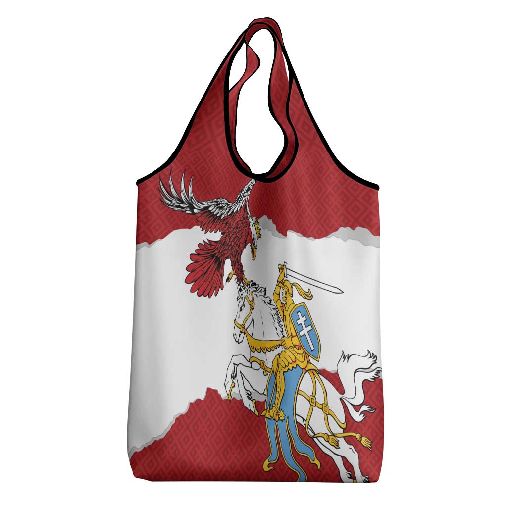 Poland-Lithuania Folk Patterns Grocery Bag