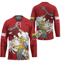 Poland-Lithuania Folk Patterns Hockey Jersey